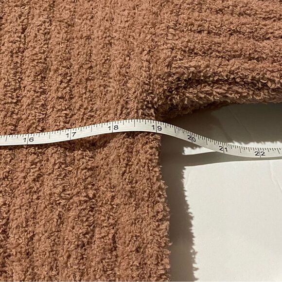 Women's Sincerly Jules Blush Pink Mock Neck Super Soft & Fuzzy Sweater Size L - Picture 6 of 11